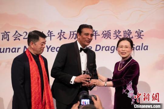 美国中国总商会举行2024年农历龙年颁奖晚宴(图2)